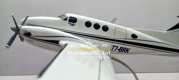 Model of Beechcraft King Air F90 with detailed craftsmanship.